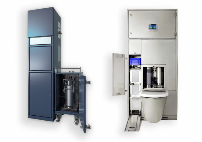 ZerEau filter system for nuclear medicine